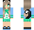 cyan cat-girl