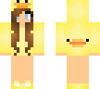 easter duck girl