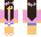 girl with flowers