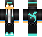 herobrine cool blue dragon guy