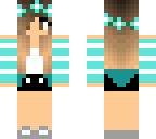 me with aqua hair