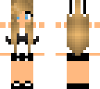 mustache bunny girl