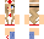 nurse outfit with blue cast
