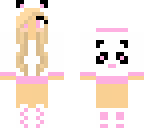 panda girl pink