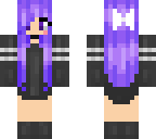 purple neko girl