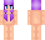 purple pigtails