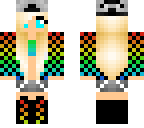 rainbow cool girl