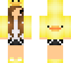 super cute duck girl