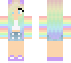 sweet rainbow girl