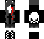 the skull girl crying blood