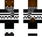 bear with black and white sweater
