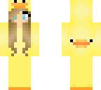 blond duck onesie