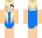 blond full baithing suit