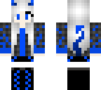 blue demon girl