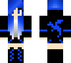 blue dragon girl