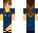 blue dress