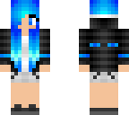 blue enderman girl