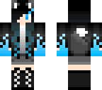 blue fire fox girl