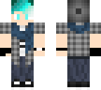 blue hair