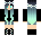 blue haired teen