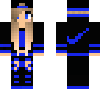 blue nike girl