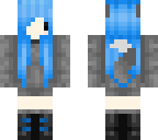 blue wolf chibi