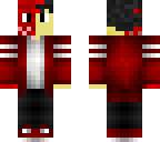 burnt me in red jacket