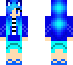 cat girl blue