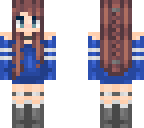 cute blue girl