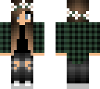 cute flannel girl