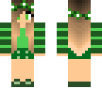 cute girl green