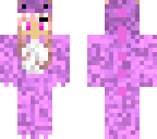 cute purple dino girl