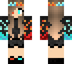 fire and ice girl made by caffie