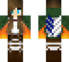fire attack on titan girl