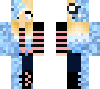 frozen blonde girl