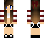 girl red stripes