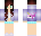 girl with narwhal hoodie
