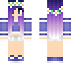 girl with purple hair
