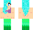 green scaled mermaid