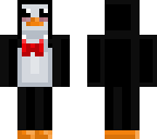 kawaii penguin with bowtie