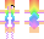 kawaii rainbow gamer girl