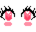 pink eyes