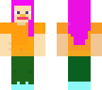 pink haired girl