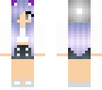 purple cat girl