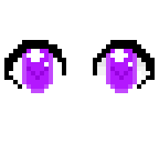 purple eyes