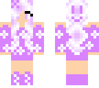 purple flower girl