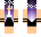 purple hair girl
