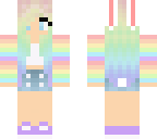 rainbow easter bunny