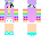 rainbow girl