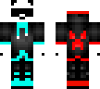 red and blue panda